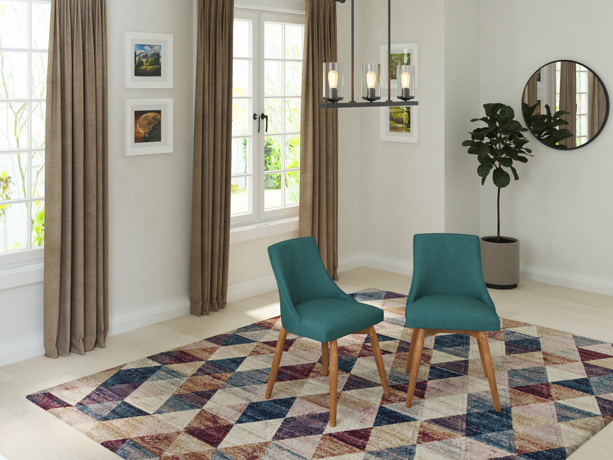 Svelte Upholstered Dining Chairs Set of 2