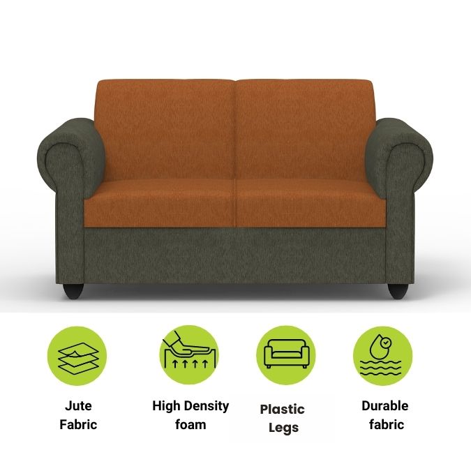 Snugy PU Foam And Gaze Spring Sofa Set