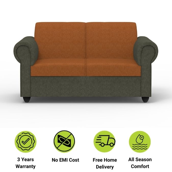 Snugy PU Foam And Gaze Spring Sofa Set