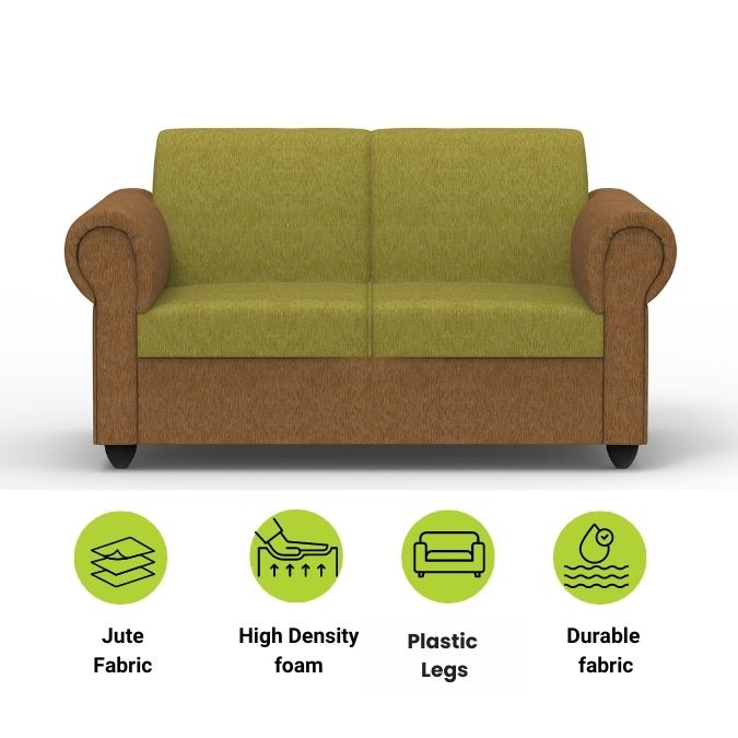 Snugy PU Foam And Gaze Spring Sofa Set