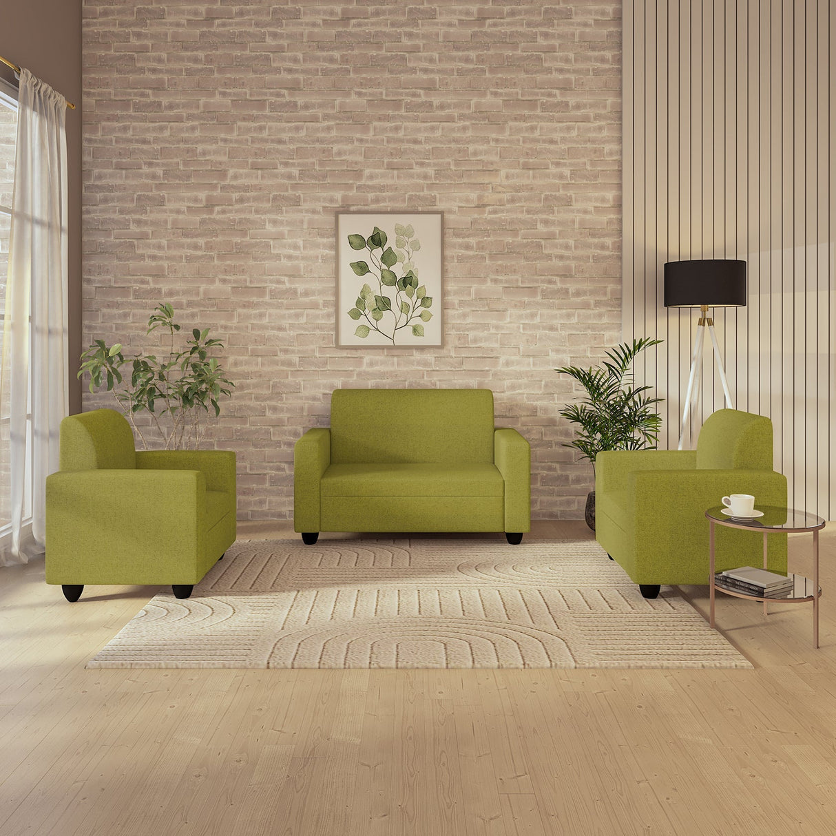 Cuddlr High-Density Foam Sofa Set