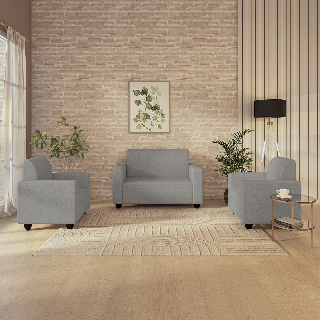 Cuddlr High-Density Foam Sofa Set