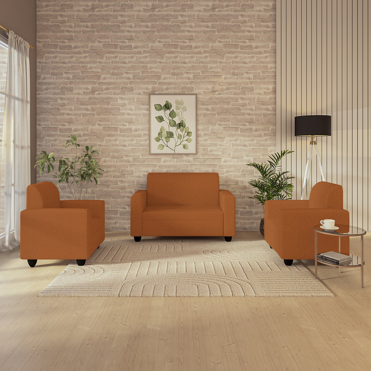 Cuddlr High-Density Foam Sofa Set