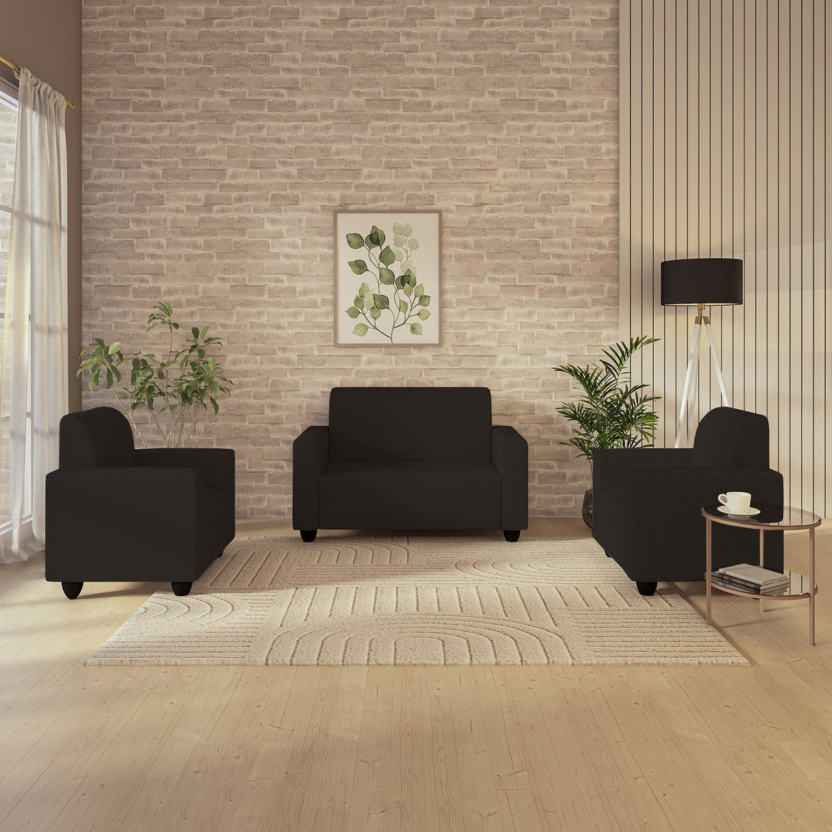 Cuddlr High-Density Foam Sofa Set