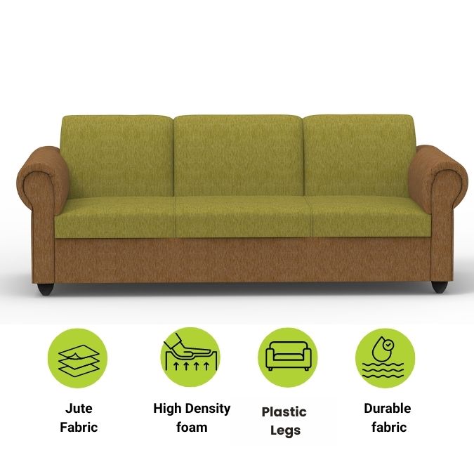 Snugy PU Foam And Gaze Spring Sofa Set