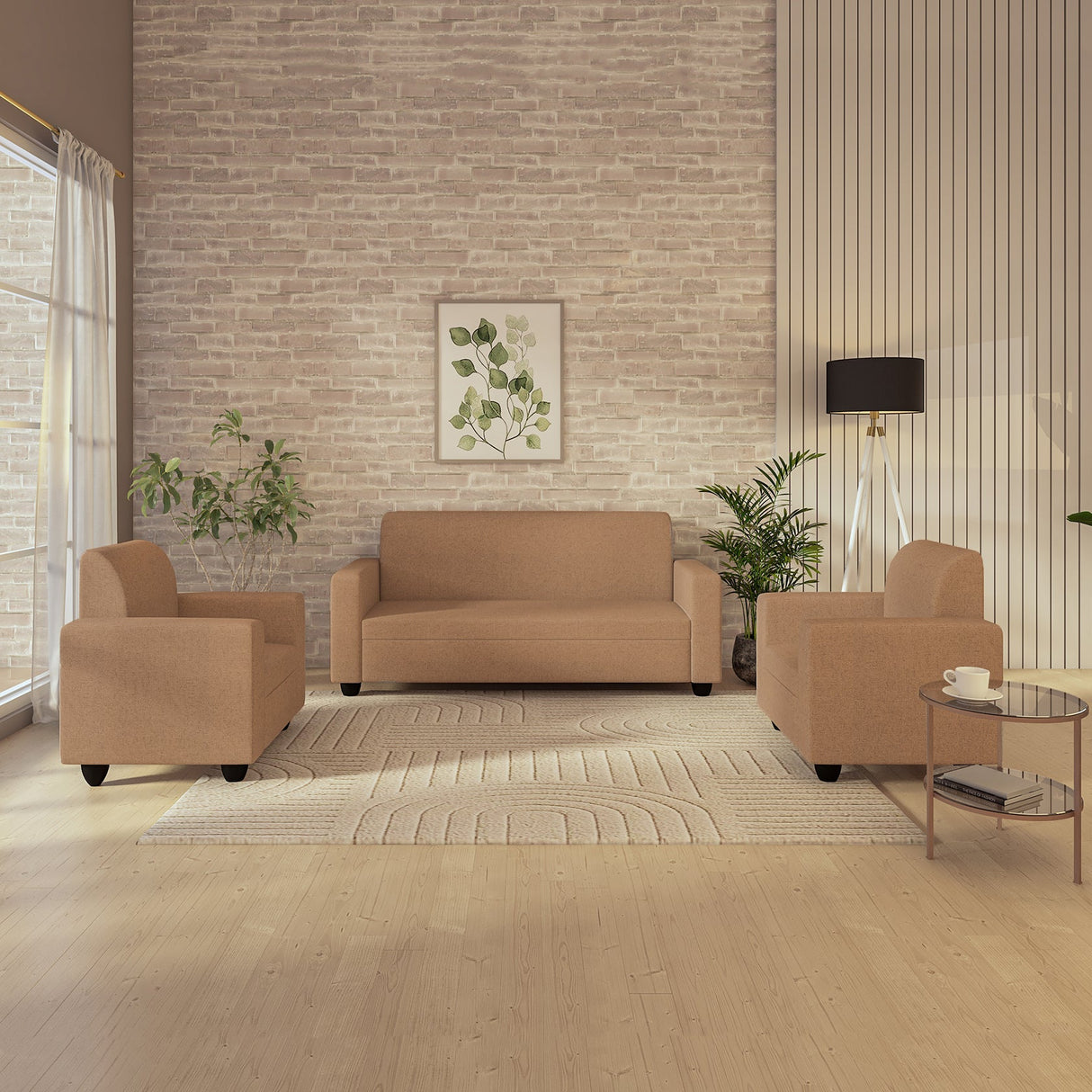 Cuddlr High-Density Foam Sofa Set