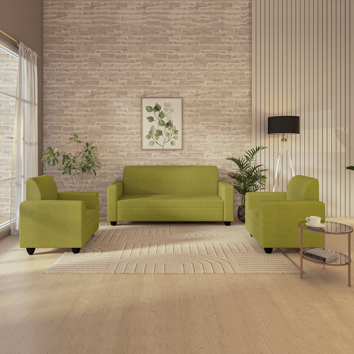 Cuddlr High-Density Foam Sofa Set