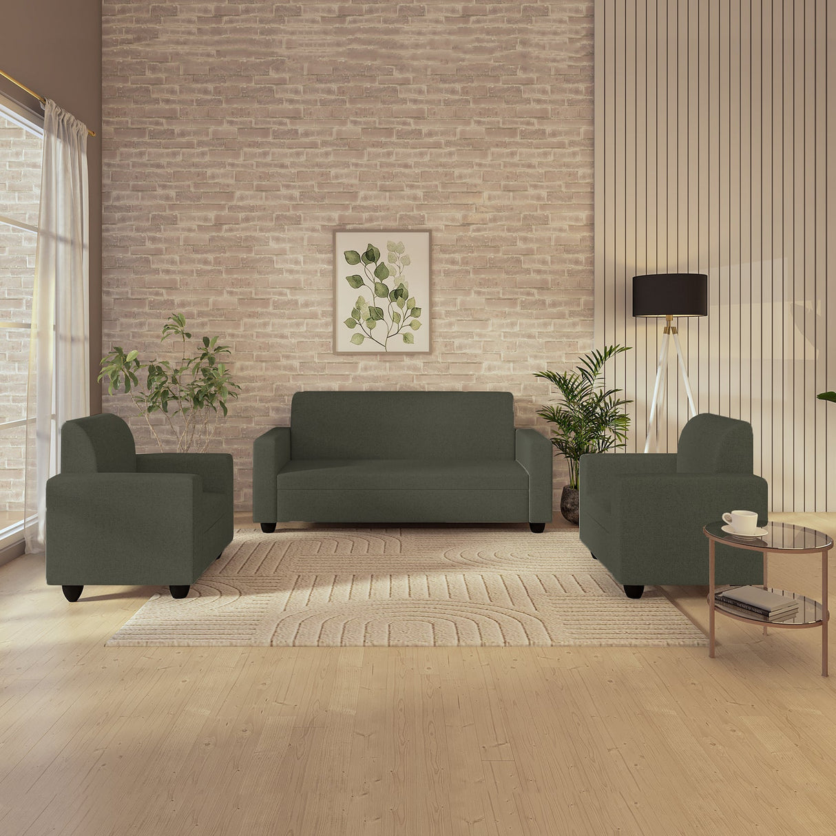 Cuddlr High-Density Foam Sofa Set