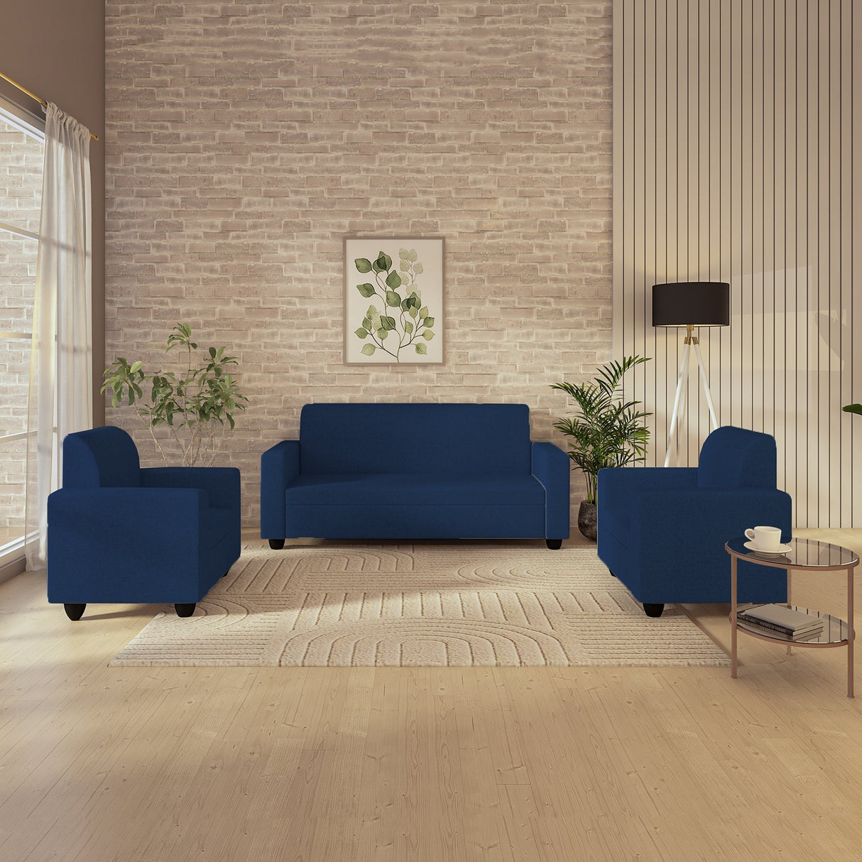 Cuddlr High-Density Foam Sofa Set