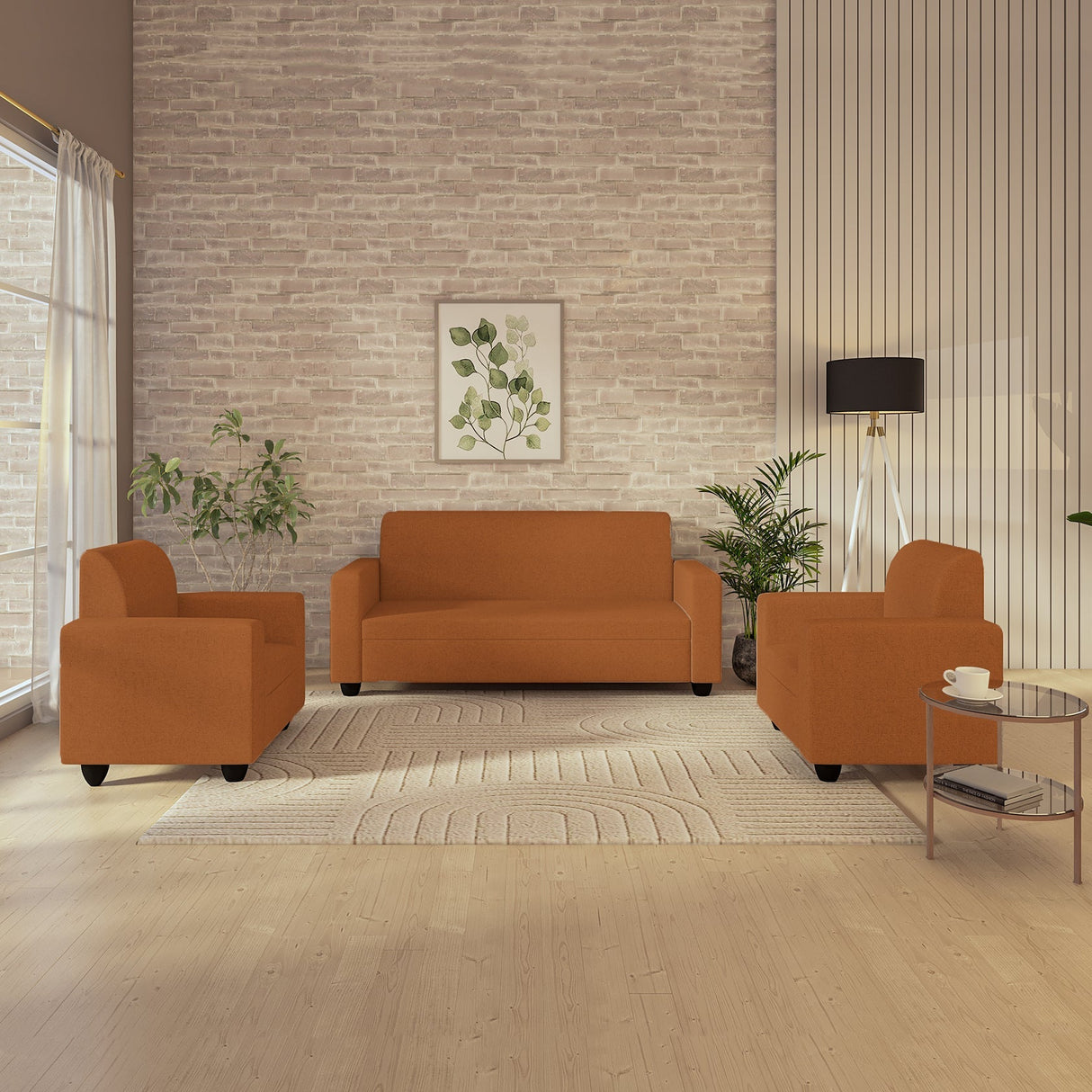 Cuddlr High-Density Foam Sofa Set