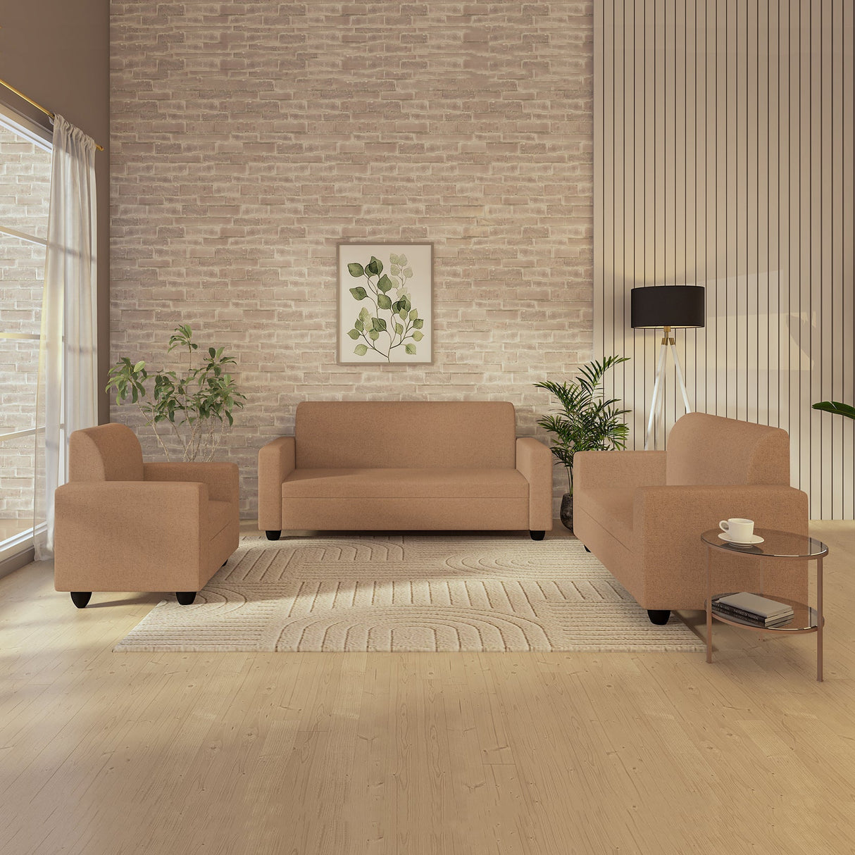 Cuddlr High-Density Foam Sofa Set