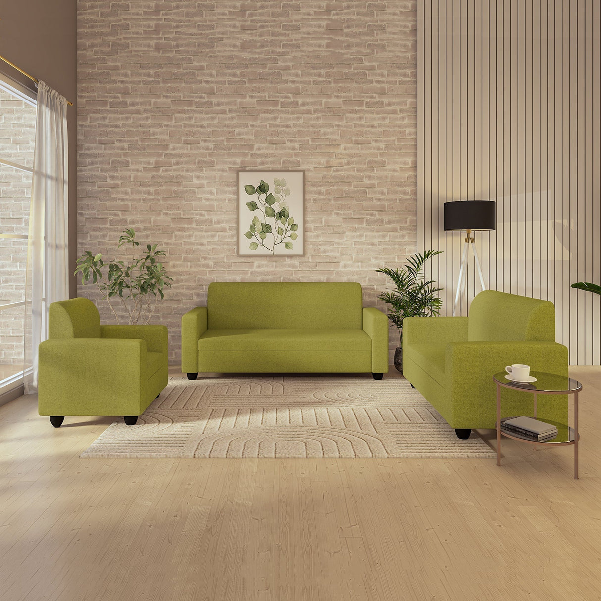 Cuddlr High-Density Foam Sofa Set