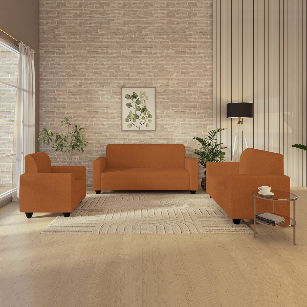 Cuddlr High-Density Foam Sofa Set