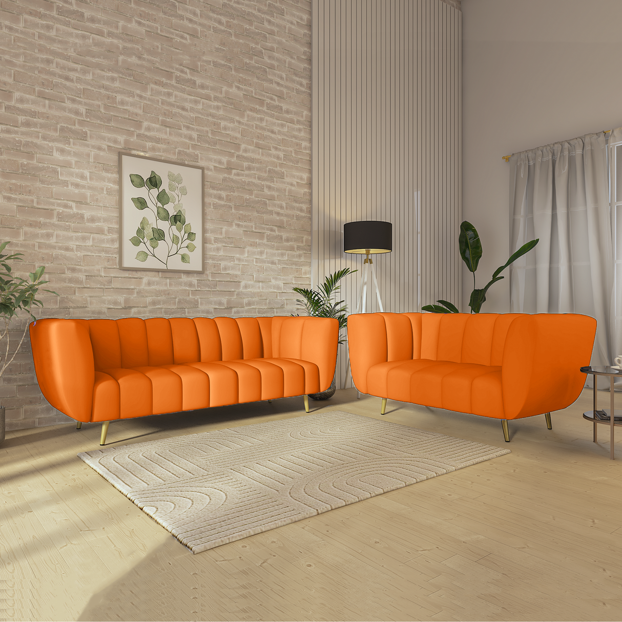 Mushy High Density Foam Sofa Set