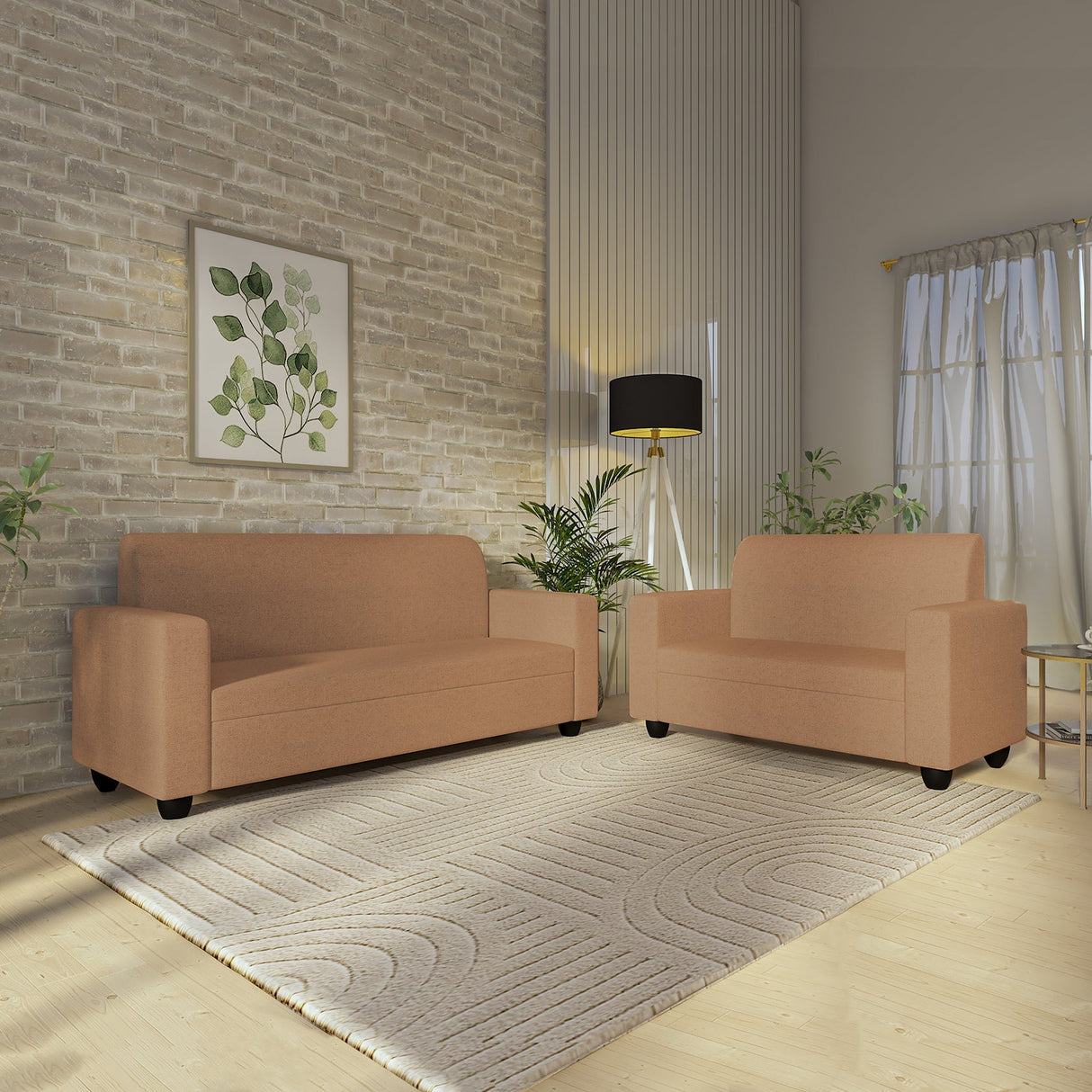 Cuddlr High-Density Foam Sofa Set