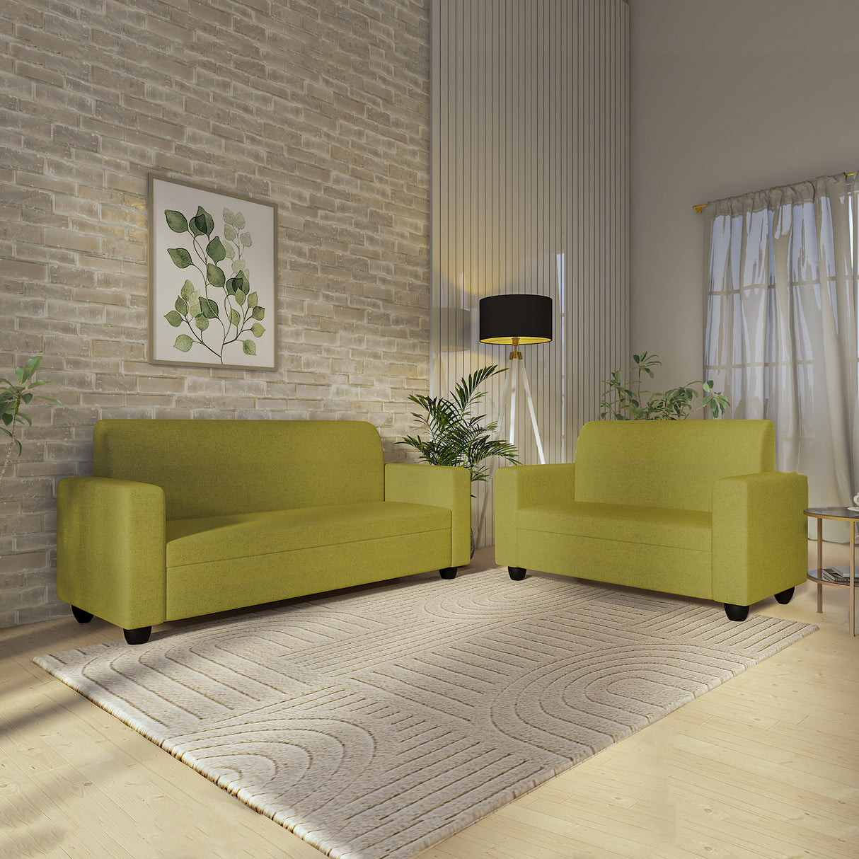 Cuddlr High-Density Foam Sofa Set