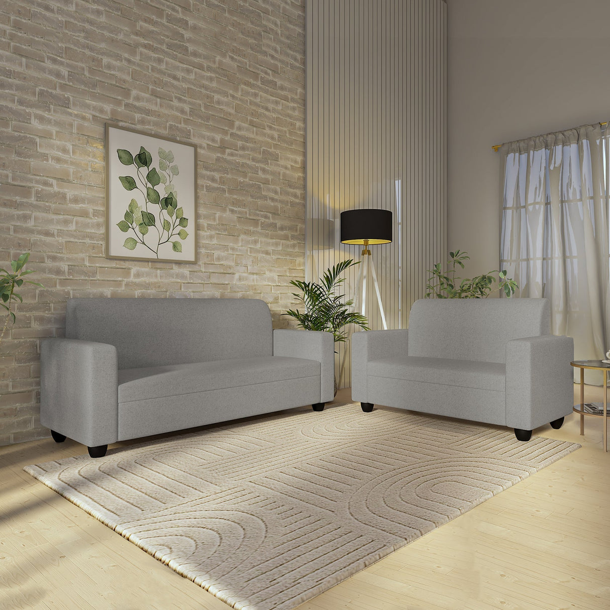 Cuddlr High-Density Foam Sofa Set