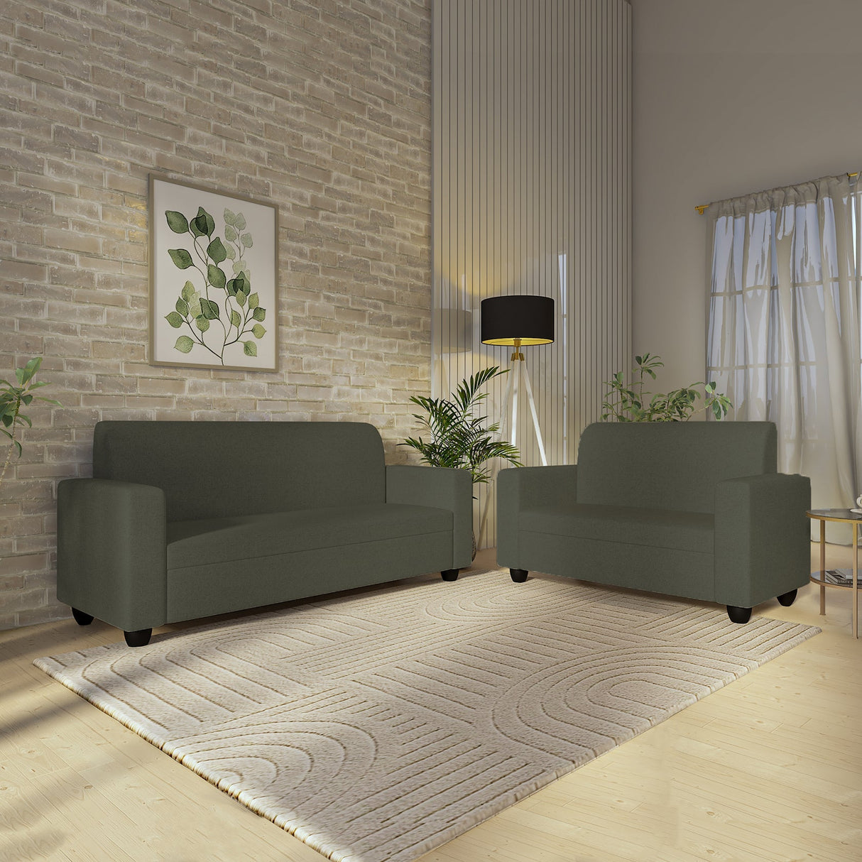 Cuddlr High-Density Foam Sofa Set