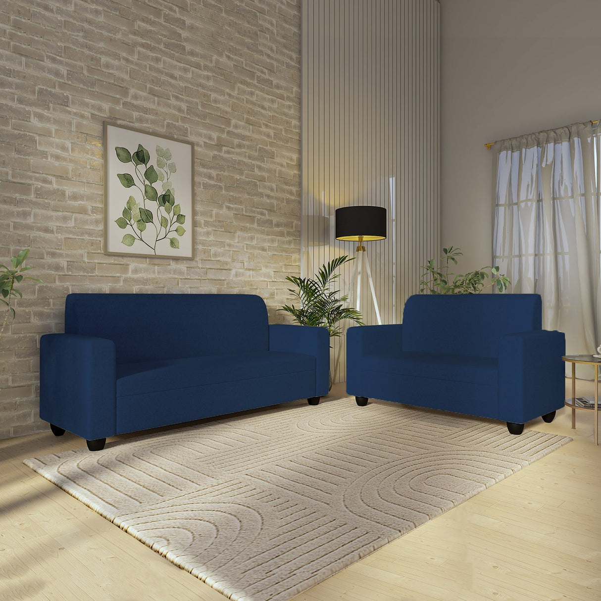 Cuddlr High-Density Foam Sofa Set