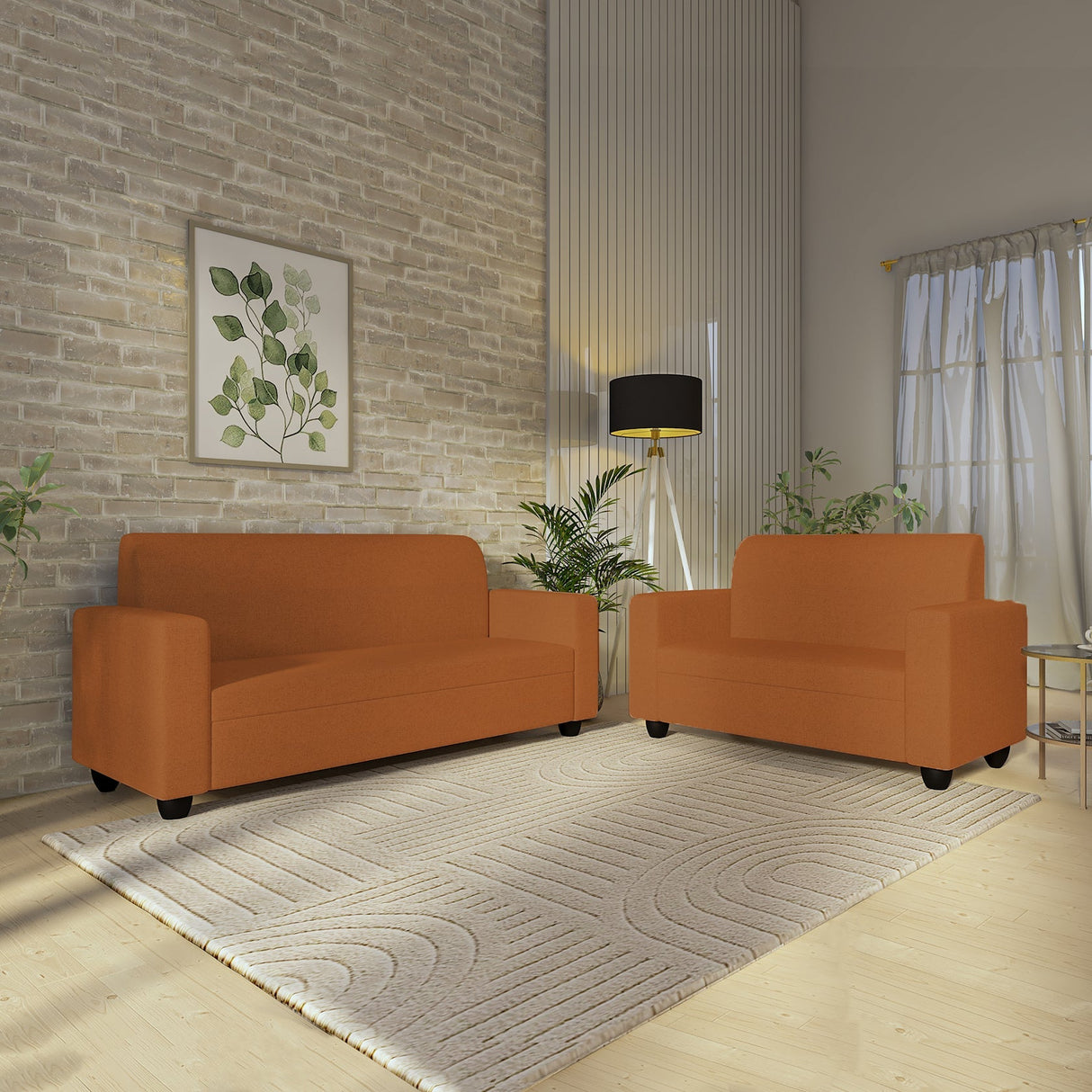 Cuddlr High-Density Foam Sofa Set