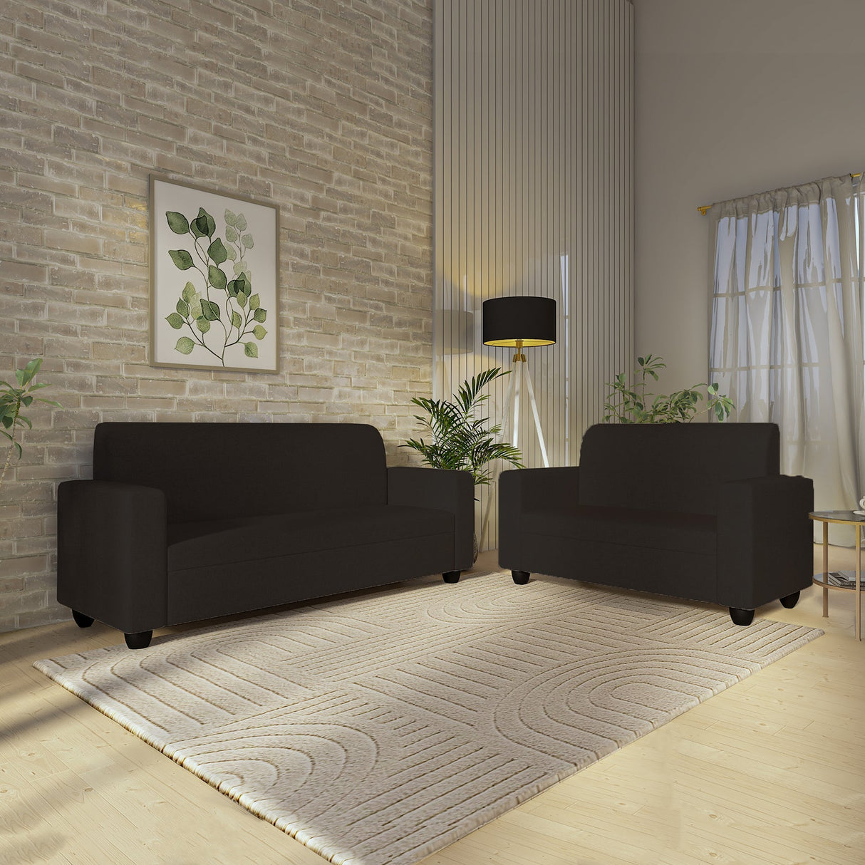 Cuddlr High-Density Foam Sofa Set