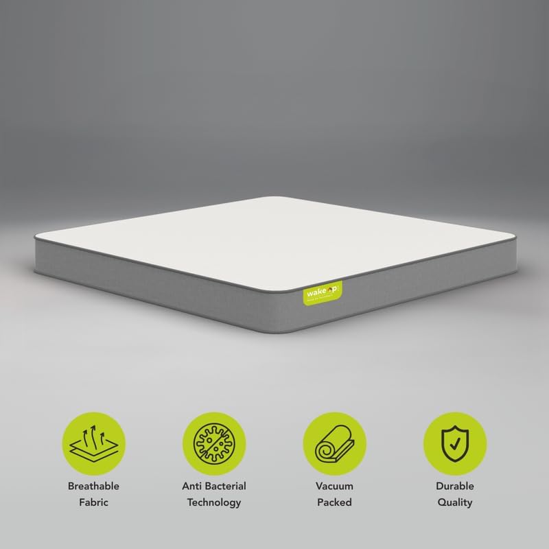 Wakeup India | Imperious Mattress | Spine Align Orthopedic Memory Foam | 10 Year Warranty | Medium Firm