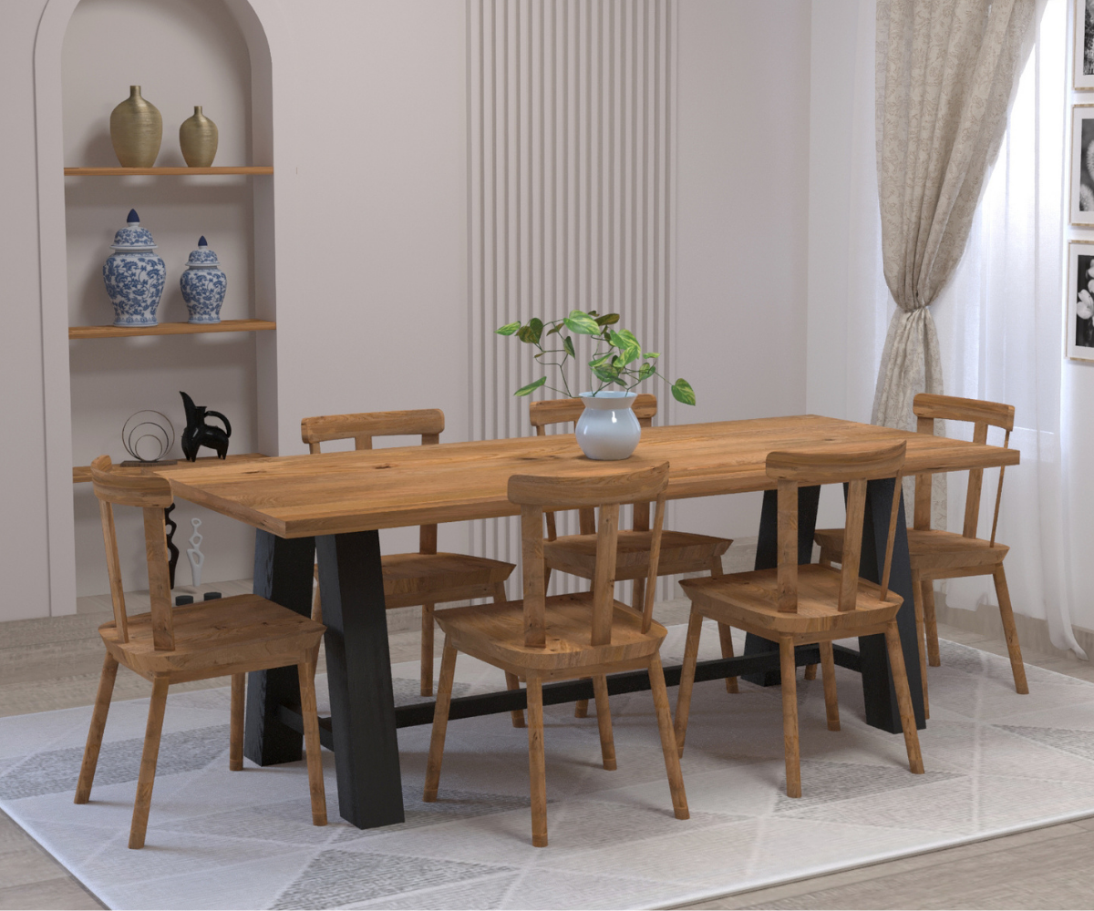 Majestic Dining Table and Chairs Set