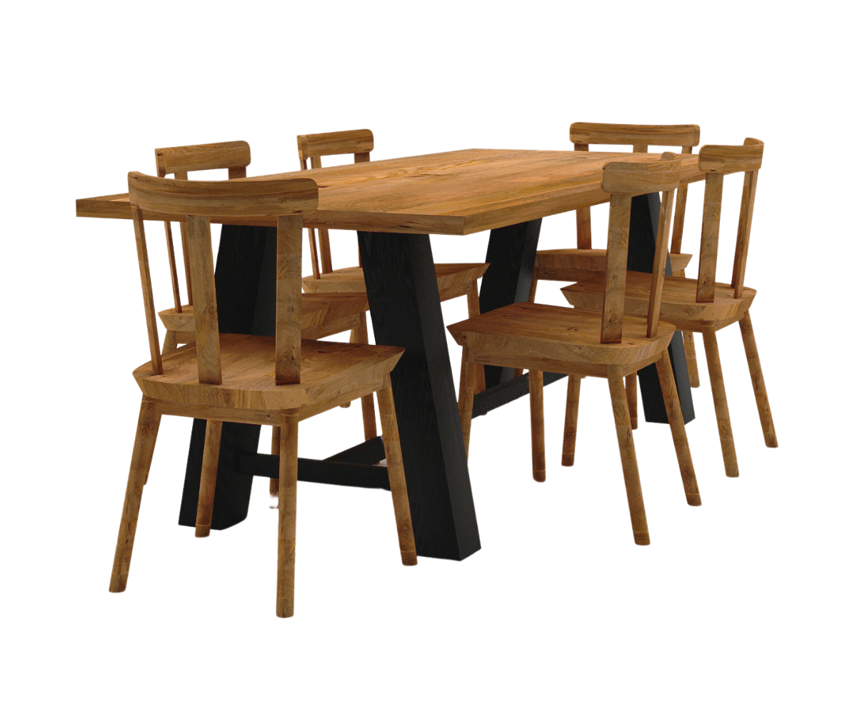 Majestic Dining Table and Chairs Set