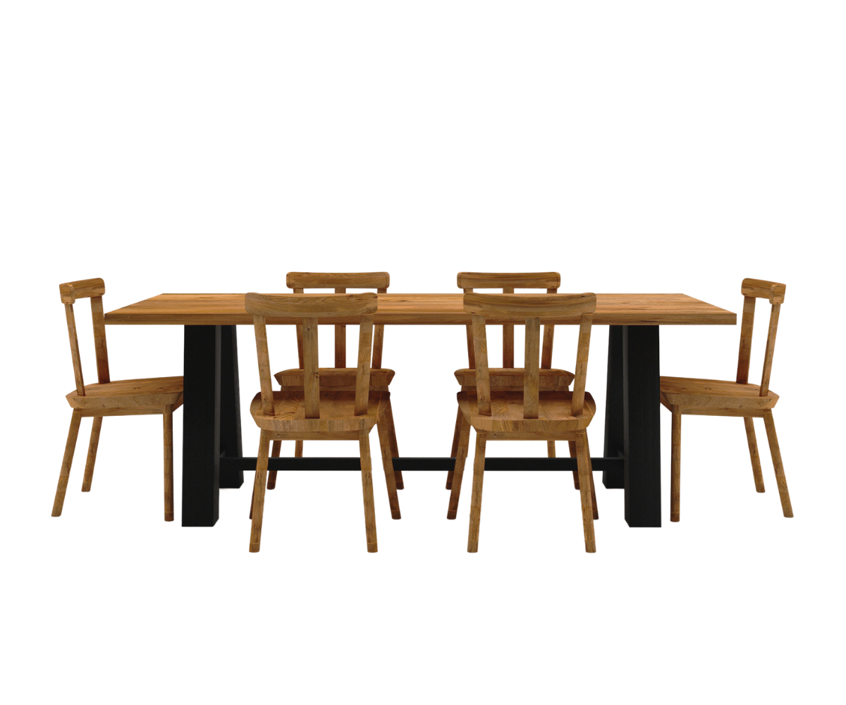 Majestic Dining Table and Chairs Set