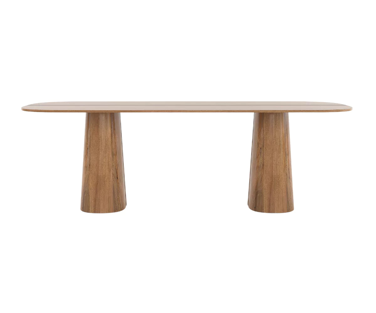 Brevona Solid Wood Dining Table and Chairs Set