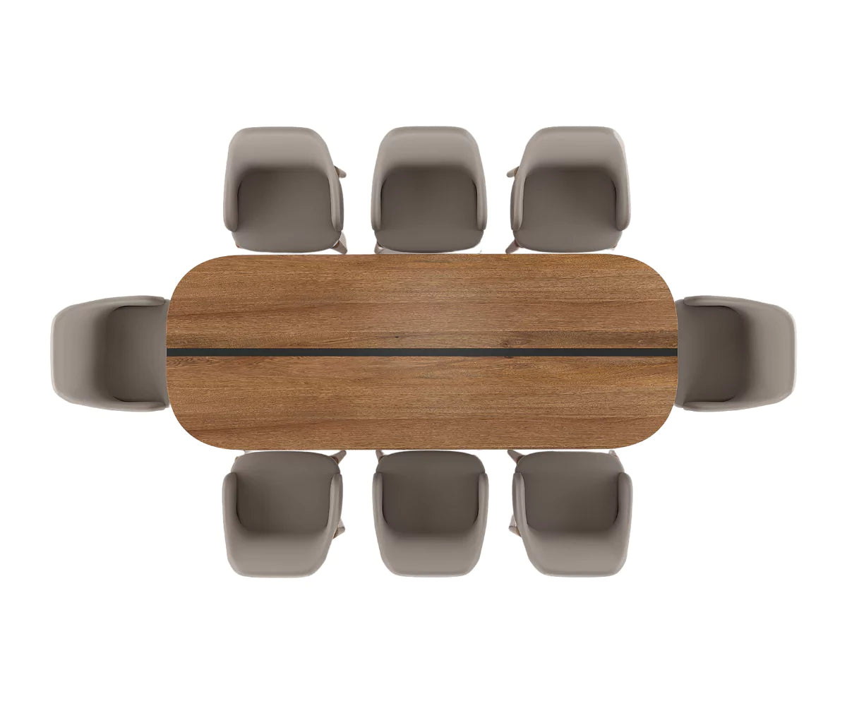 Brevona Solid Wood Dining Table and Chairs Set