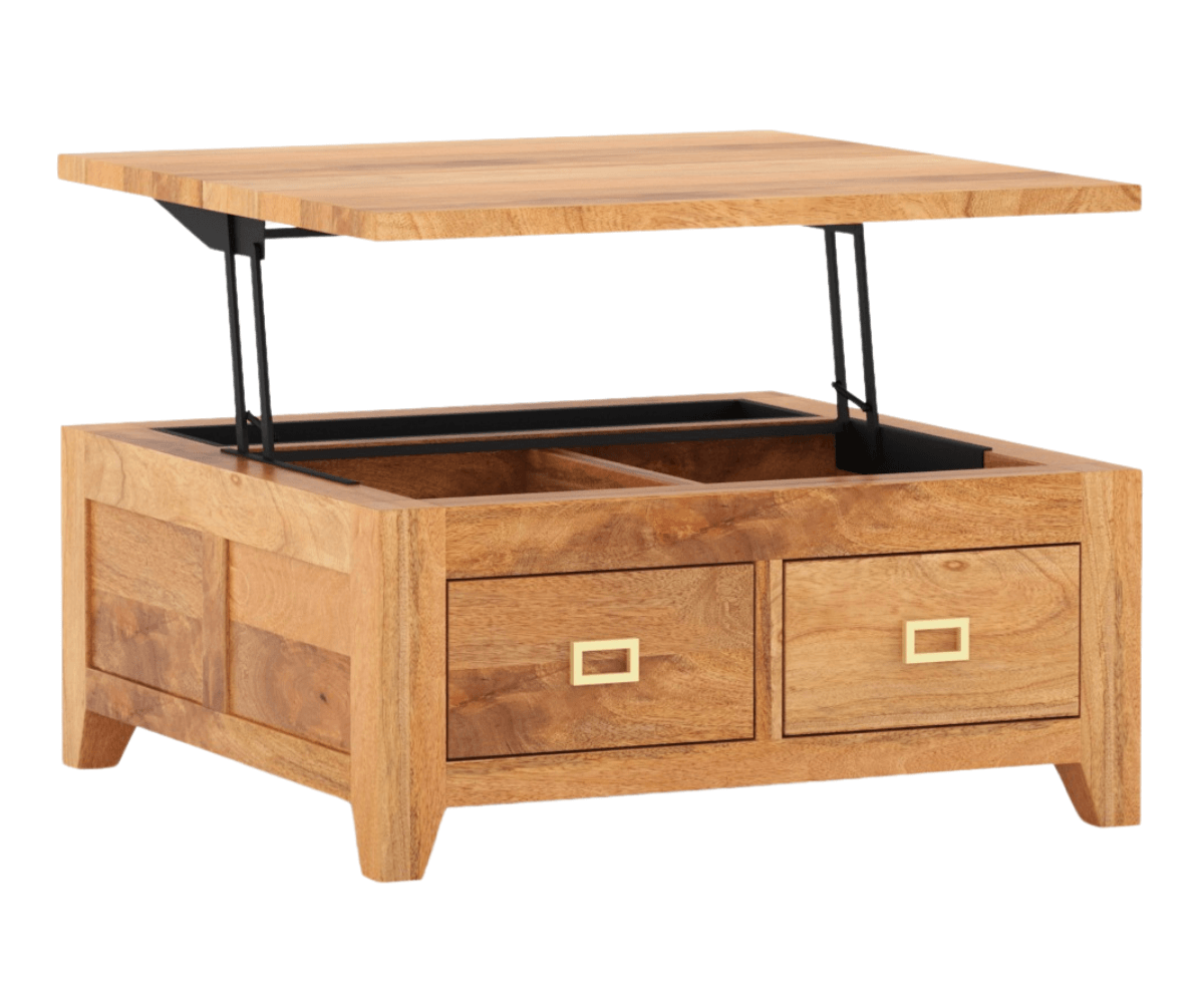Caledonia Lift Top Coffee Table with Storage