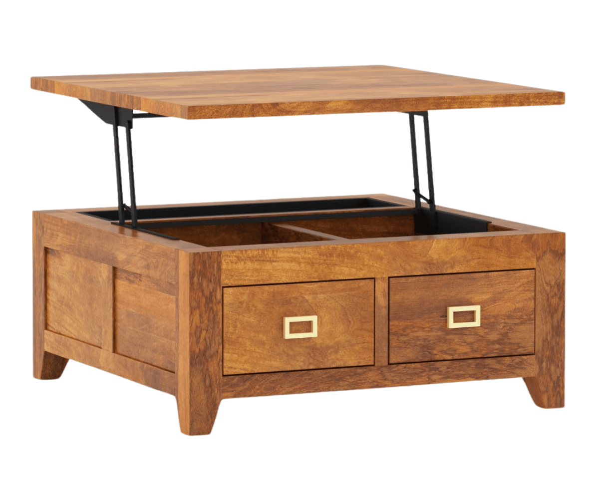 Caledonia Lift Top Coffee Table with Storage