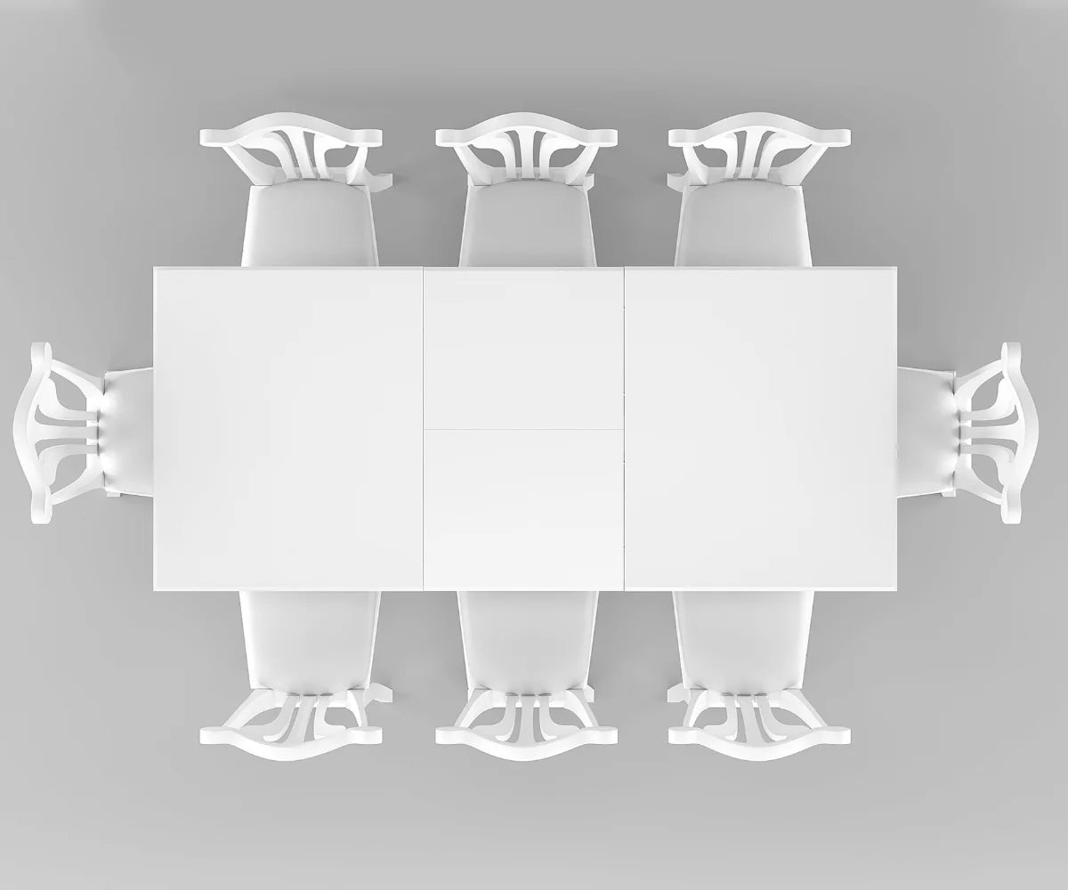 Callenbridge Extendable Double Pedestal Dining Set 6 Seater
