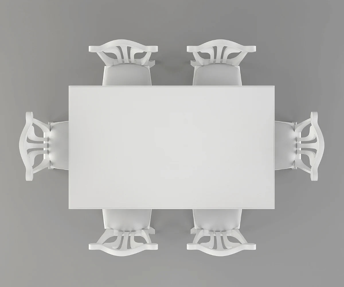 Velostine 5 seater Dining Table with Bench and Chairs Set