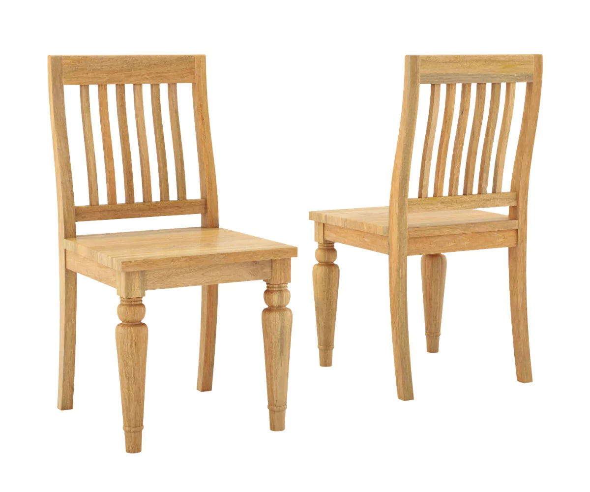 Coralia Wooden Dining Chairs Set of 2