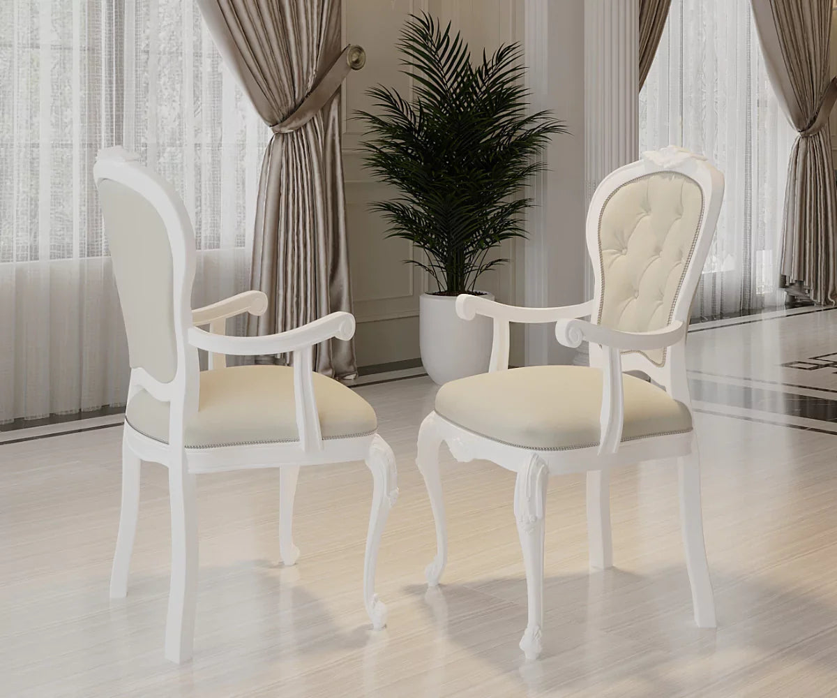 Countryside Comfort Wooden Dining Chair Set of 2