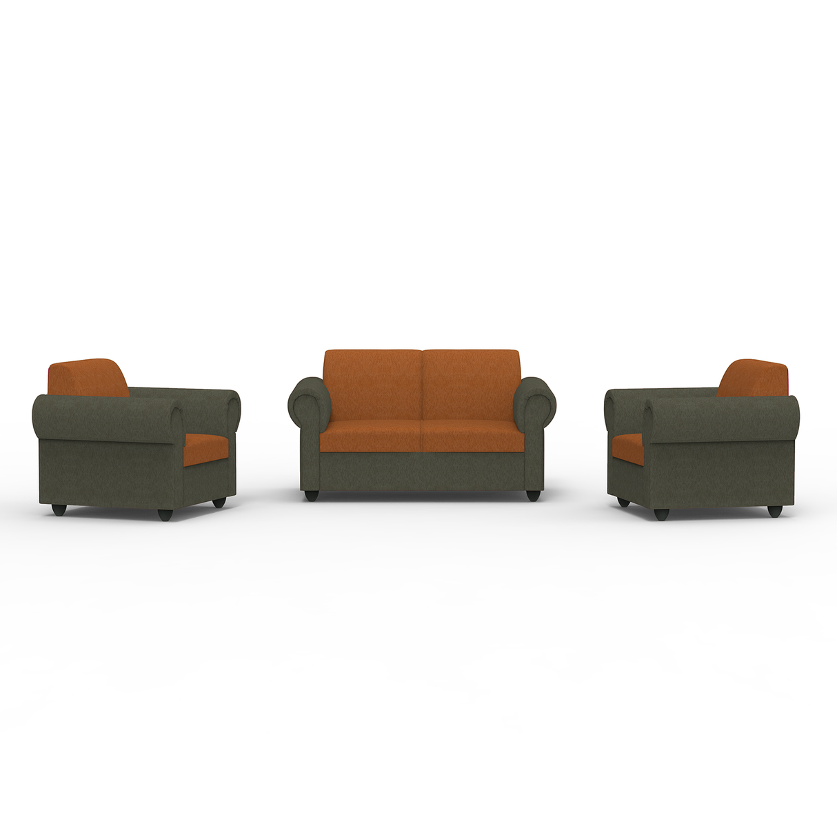 Snugy PU Foam And Gaze Spring Sofa Set
