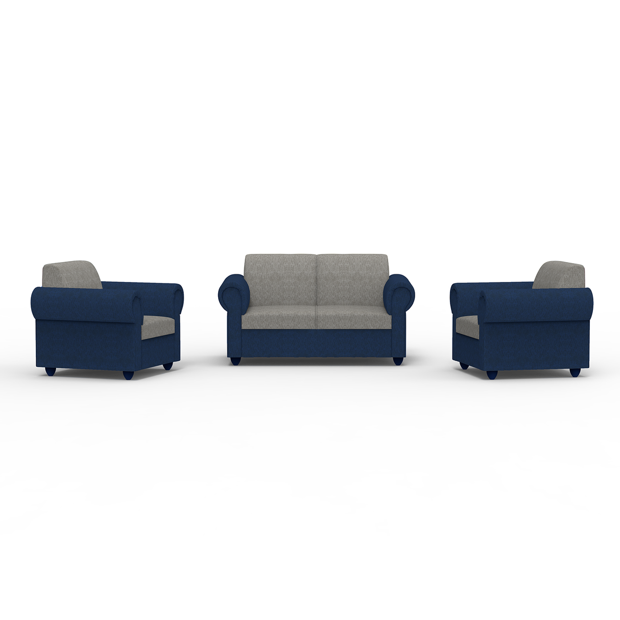 Snugy PU Foam And Gaze Spring Sofa Set