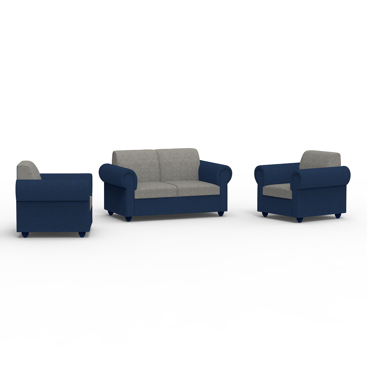 Snugy PU Foam And Gaze Spring Sofa Set