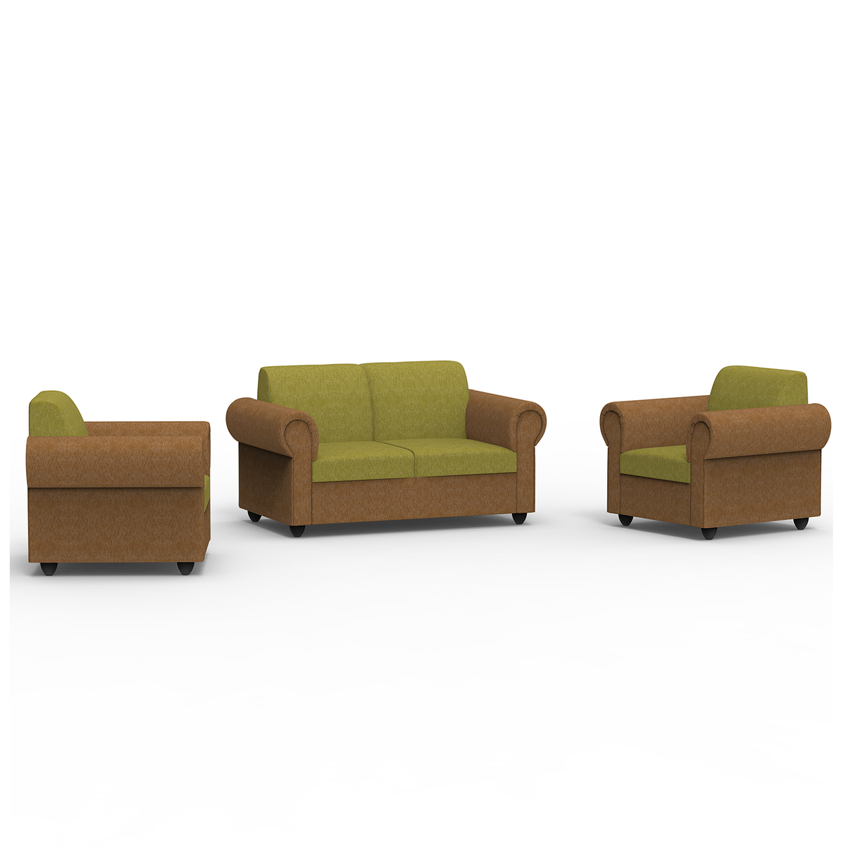 Snugy PU Foam And Gaze Spring Sofa Set