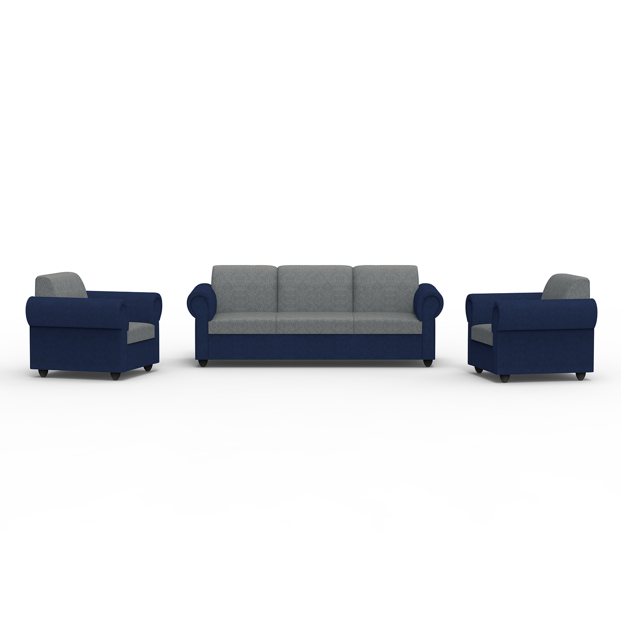 Snugy PU Foam And Gaze Spring Sofa Set