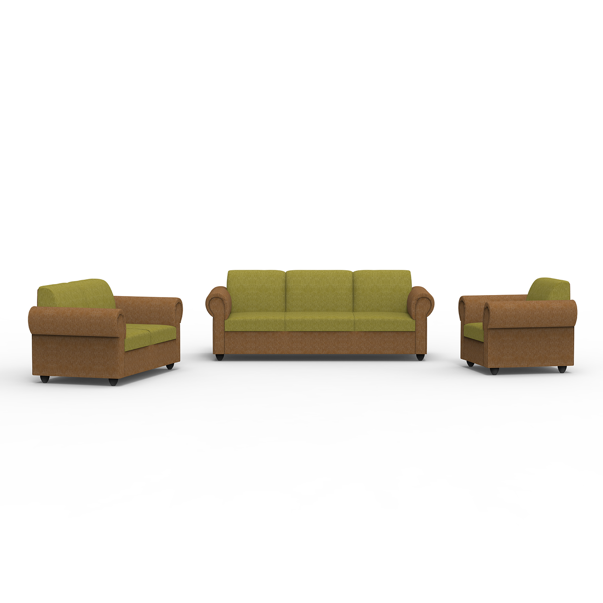 Snugy PU Foam And Gaze Spring Sofa Set