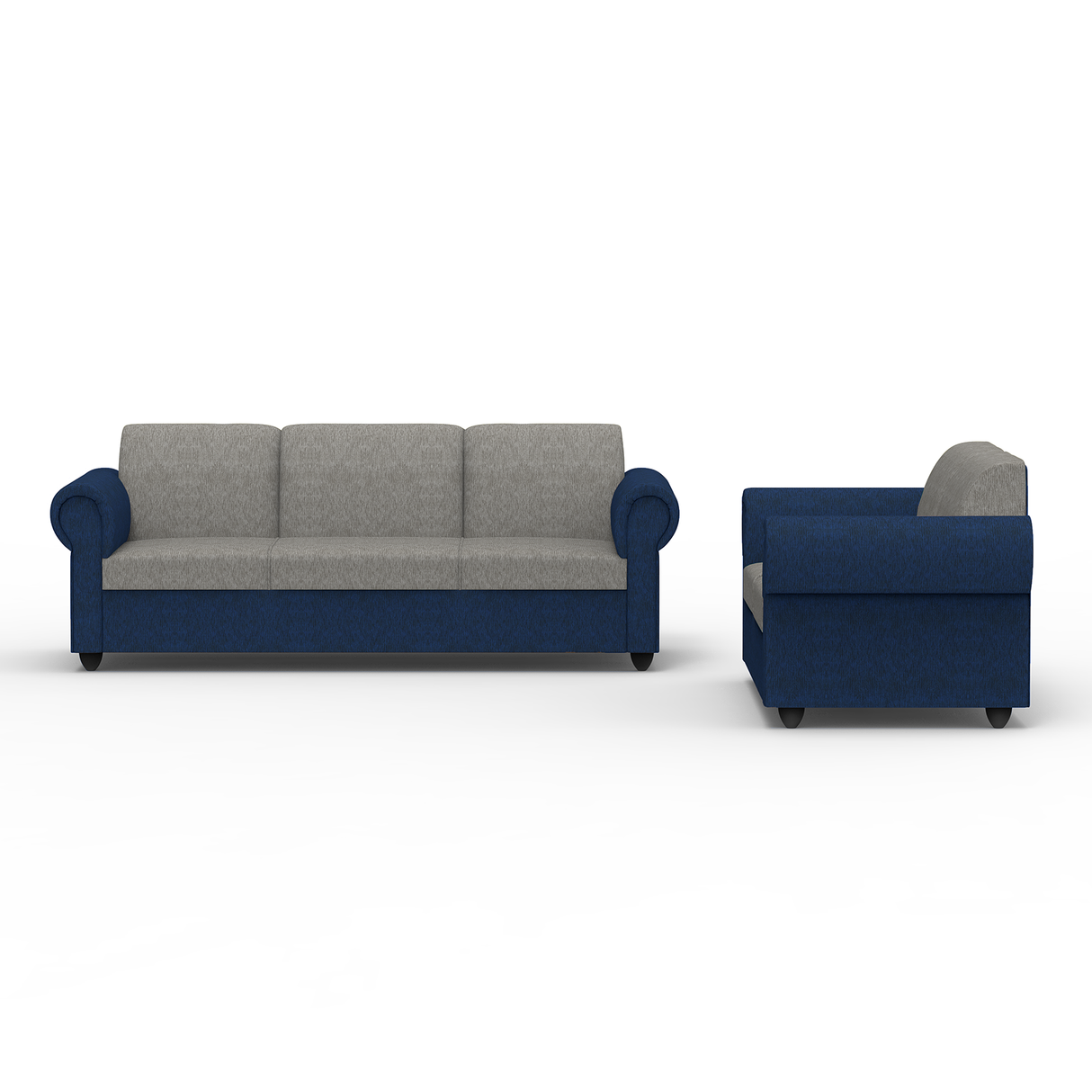 Snugy PU Foam And Gaze Spring Sofa Set