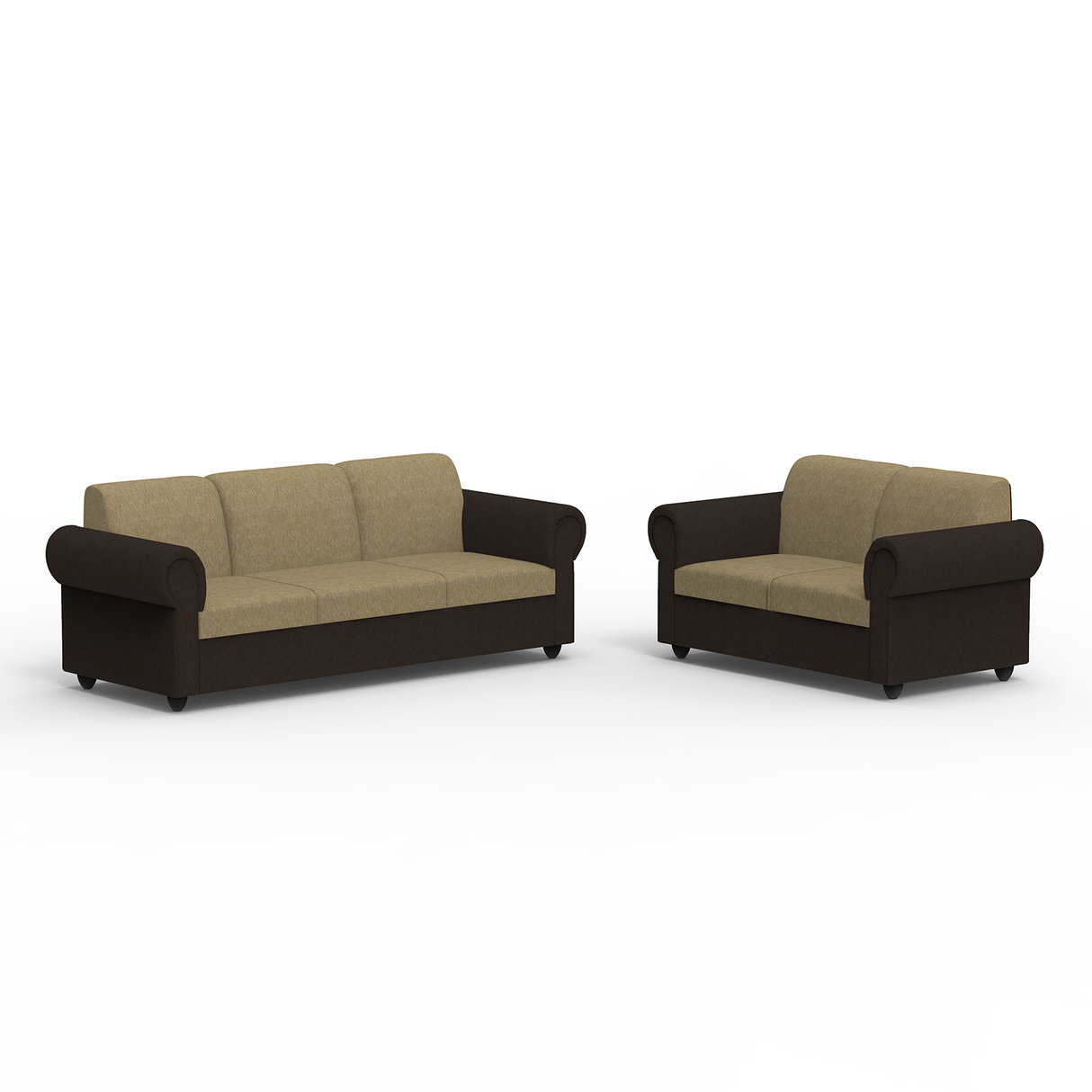 Snugy PU Foam And Gaze Spring Sofa Set