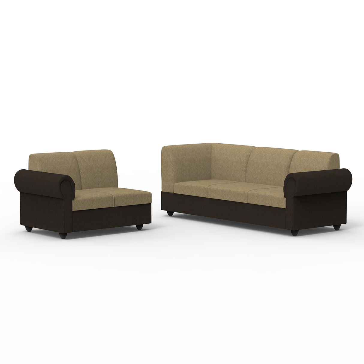 Snugy PU Foam And Gaze Spring Sofa Set