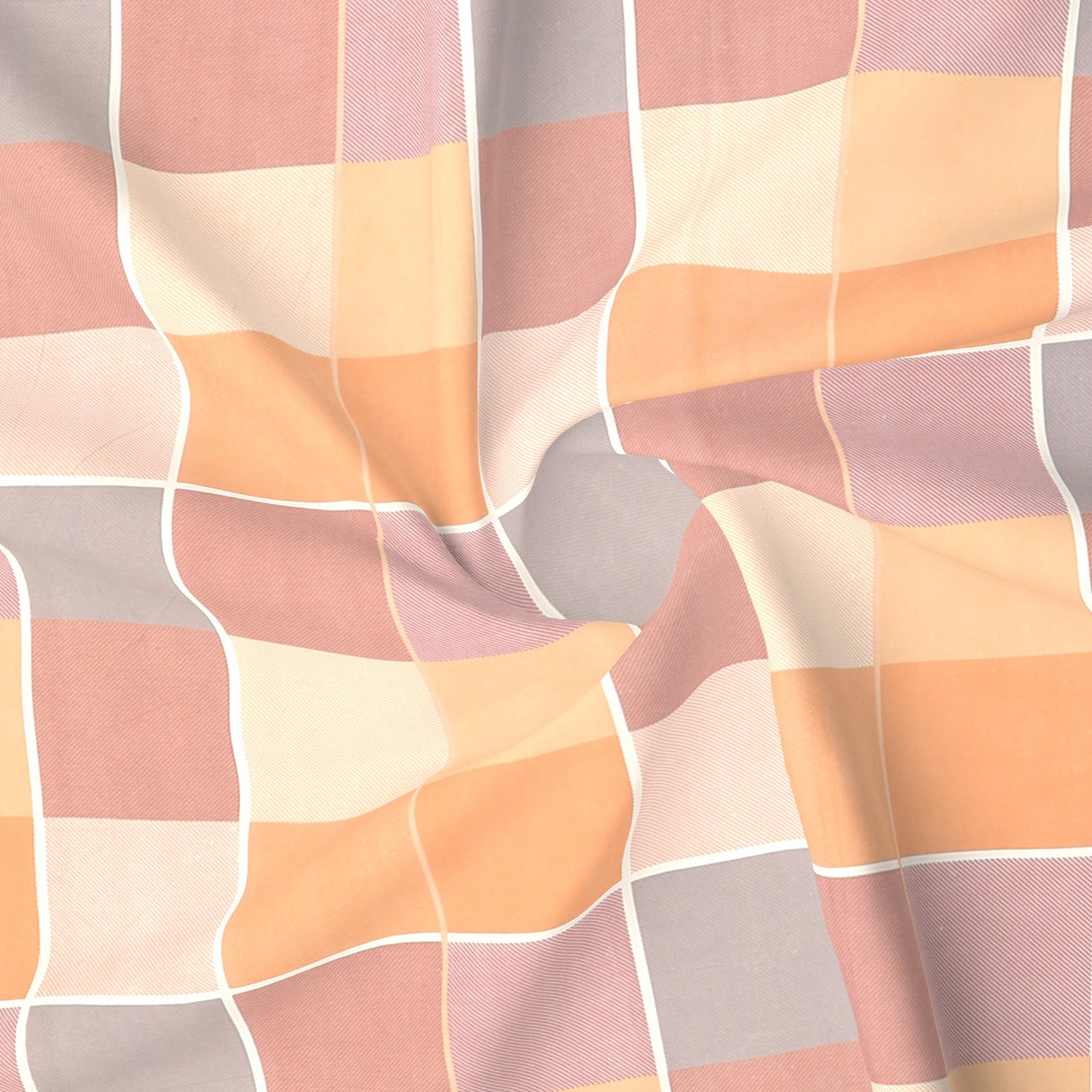 Wakeup INDIA StyleNest Geometric Premium Cotton King Size Bedsheet with two pillow cover