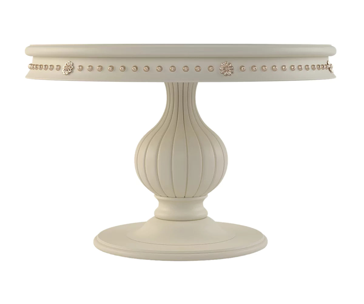 Ryvox Luxury Solid Wood Round Dining Set