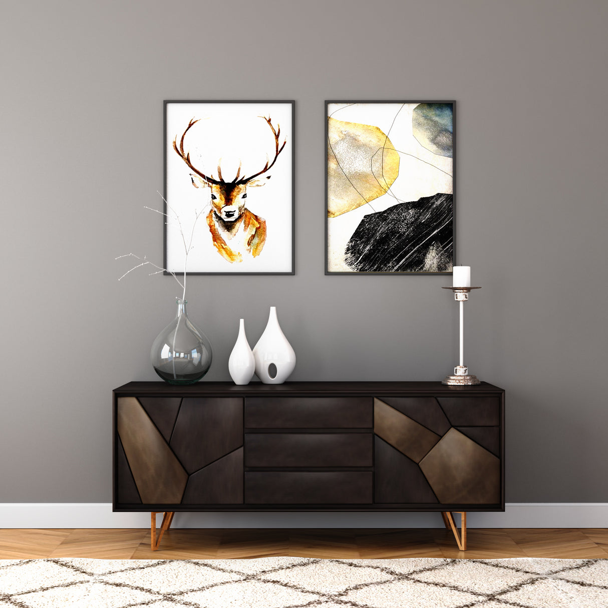 Minimalist Marvels Solid Wood TV Unit