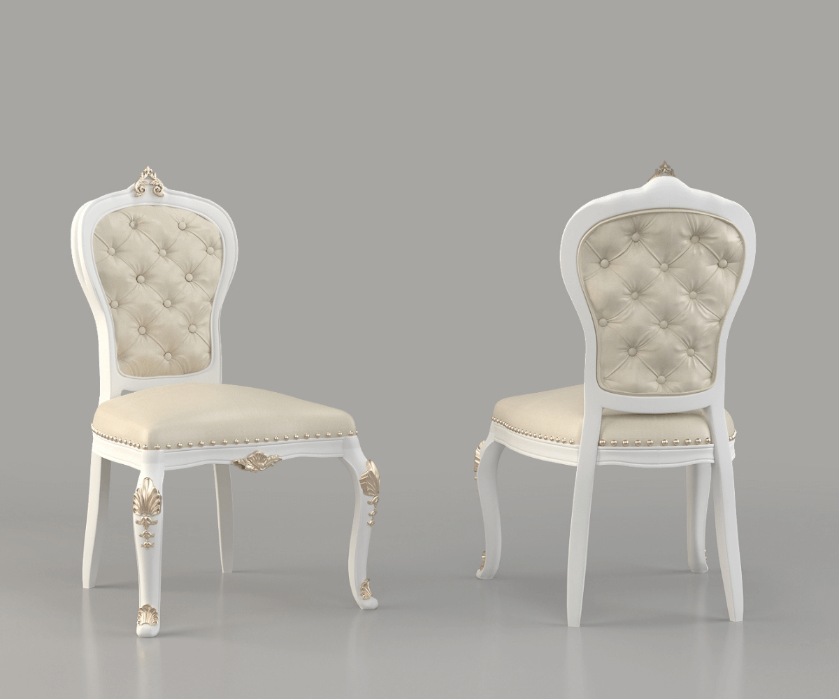 Zyvra Luxury Upholstered Dining Chair Set of 2